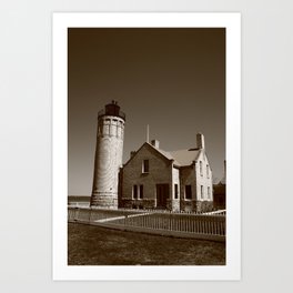 Lighthouse - Mackinac Point, Michigan 2010 Art Print