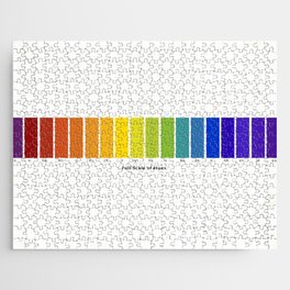 Interpretation of Mark Maycock's Scale of hues illustration from 1895 Jigsaw Puzzle