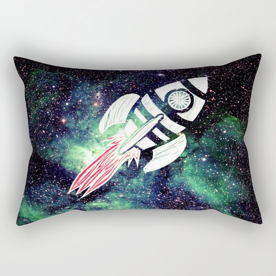 Spaceship Rectangular Pillow