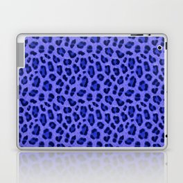 Lavender Blue Leopard Animal Print Skin Pattern Laptop Skin