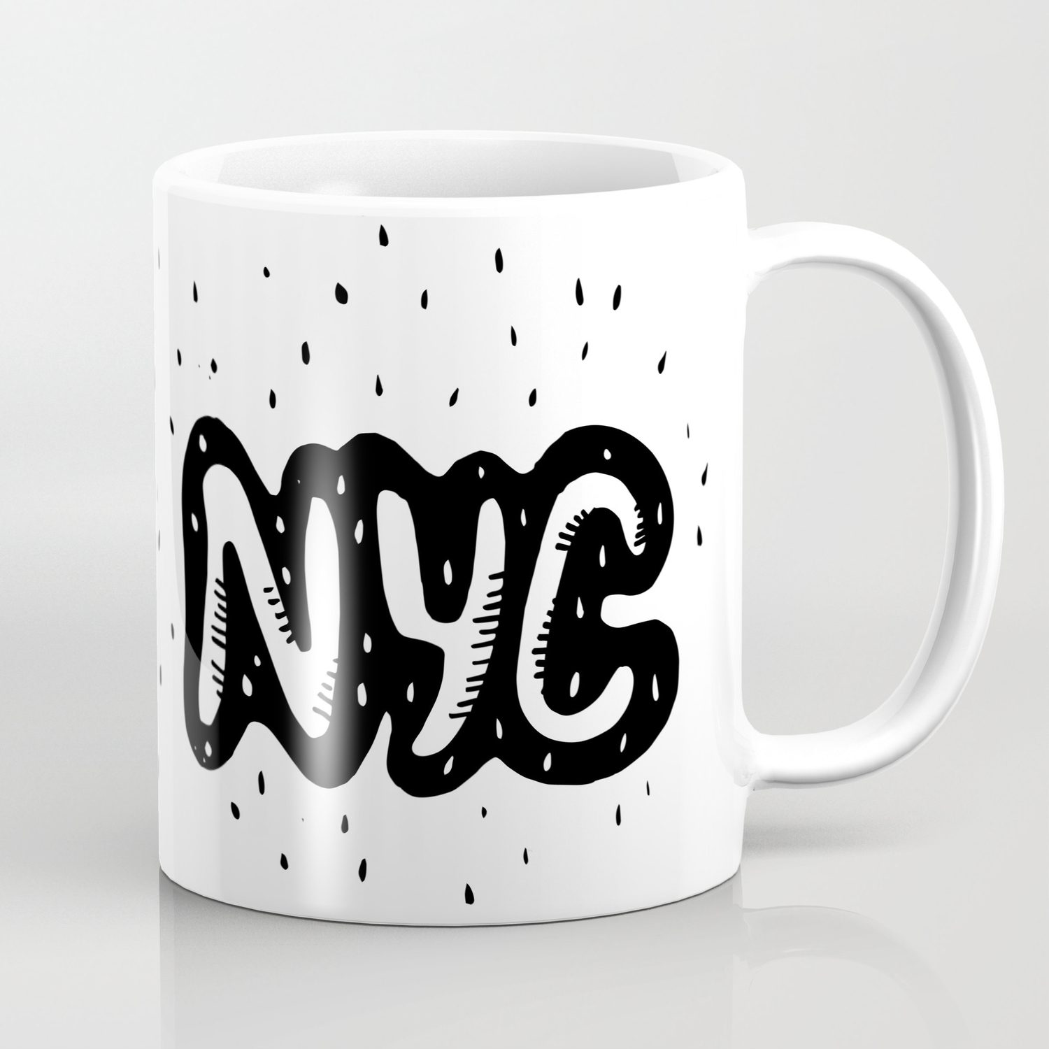 Nyc Lettering Series 1 Coffee Mug By Julianarojas Society6