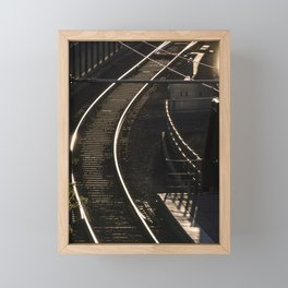 Stockholm tracks Framed Mini Art Print