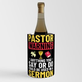 Pastor Church Minister Clergy Christian Jesus Wine Chiller