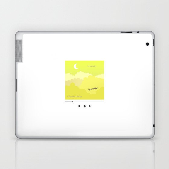 01 - Insomnia - "YOUR PLAYLIST" COLLECTION Laptop & iPad Skin