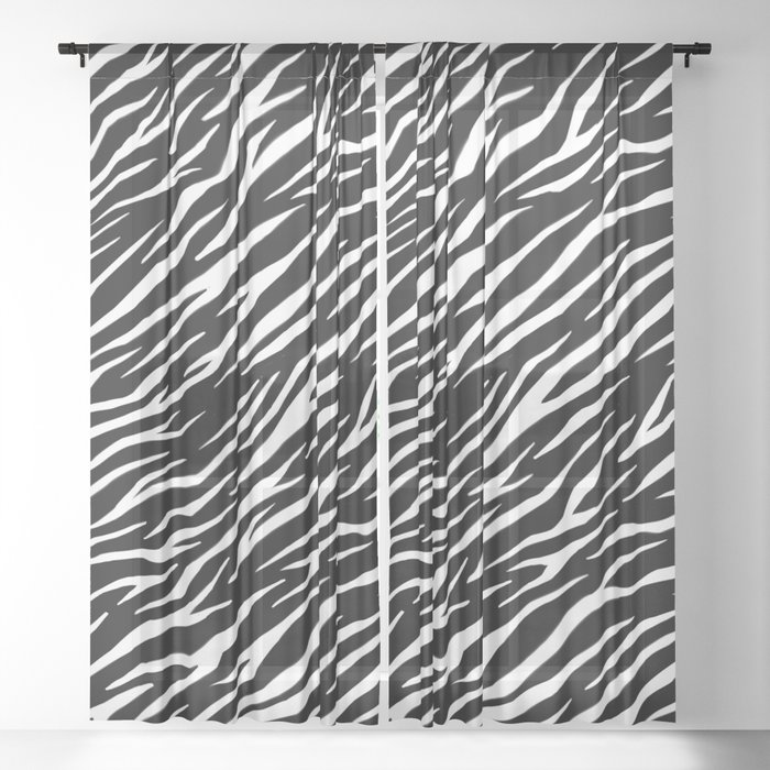 Zebra 02 Sheer Curtain