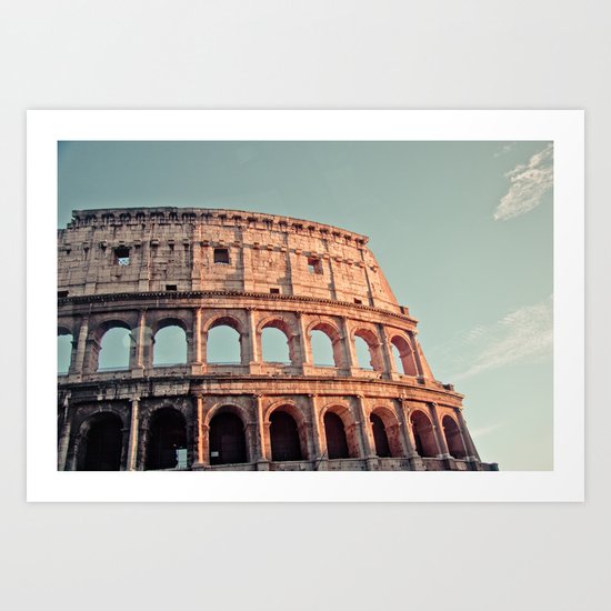 Rome Colosseum Art Print