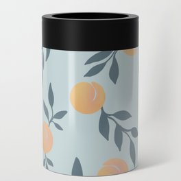 Peaches & Leaves Pattern Can Cooler