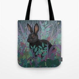 Black Rabbit Tote Bag