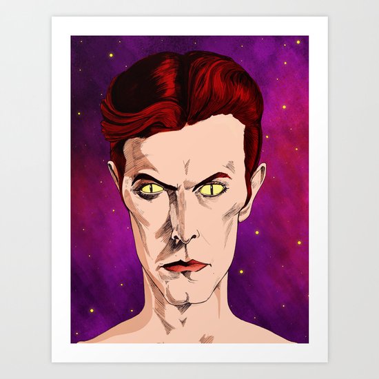 The Man Who Fell Art Print