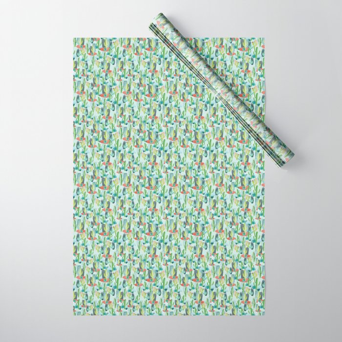 Cactus Forest Wrapping Paper