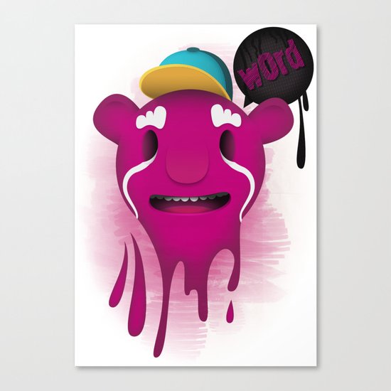 Word Up Canvas Print