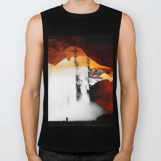 Isolation Waterfall Biker Tank