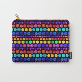 Colorful Paint Dots Pattern Carry-All Pouch | Bold, Art, Multicolored, Dotart, Paintdots, Curated, Acrylic, Pattern, Painterly, Vibrant 