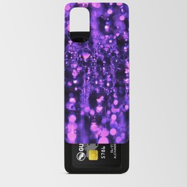 Purple Fractal Android Card Case