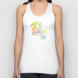 Hands Down, You're Awesome! - Motivational Watercolor Illustration Tank Top