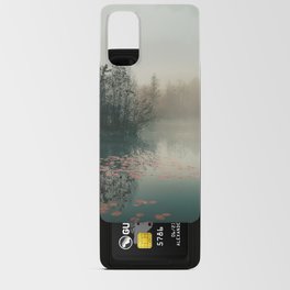 Misty Lake in Autumn Android Card Case