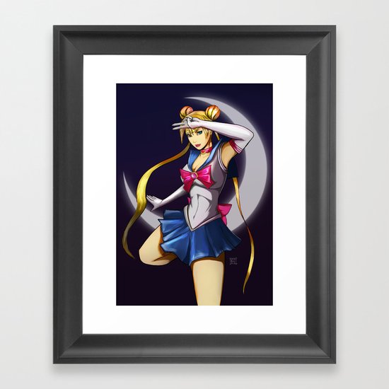 Sailor Moon Framed Art Print