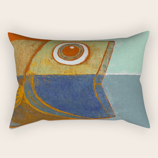 Cabeça de Peixe Rectangular Pillow