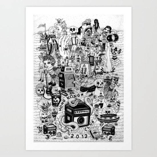 HONG KONG CLUB Art Print