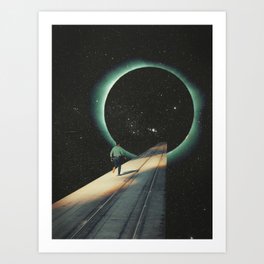 Escaping into the Void Art Print
