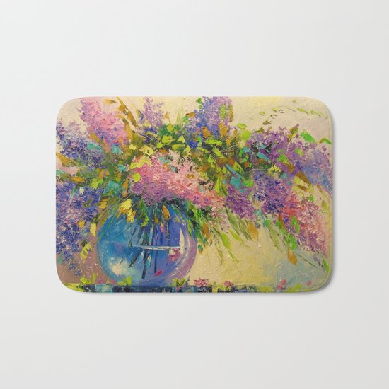 Lilacs Bath Mat