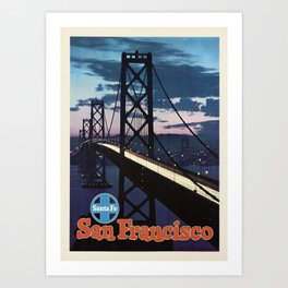 San Francisco - Vintage Posters Art Print