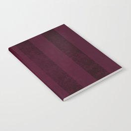 Red Wine Stripes Notebook