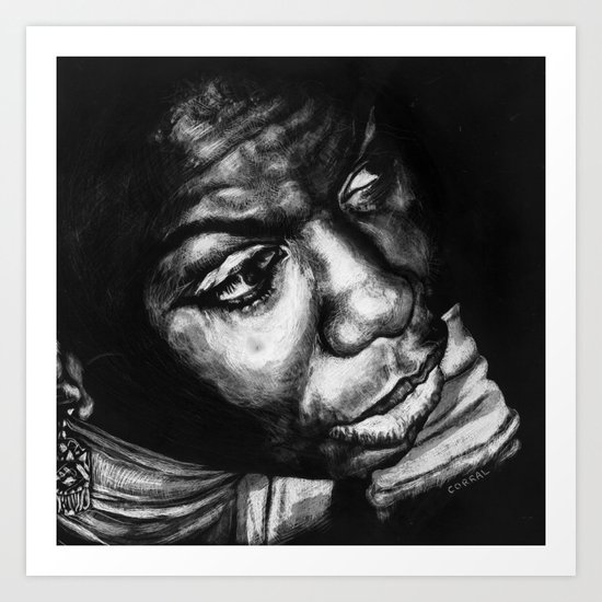 Nina Simone Art Print