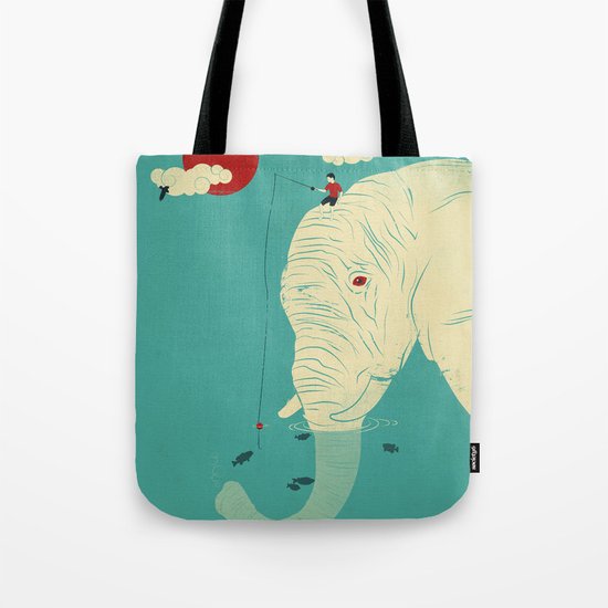 Fishin' Buddy Tote Bag
