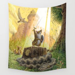 Mouse Hero Wall Tapestry