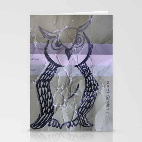 olive owl Stationery Cards