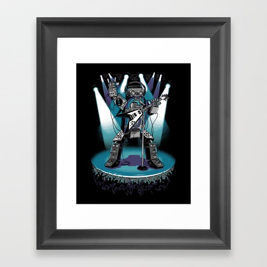 Jukebox Hero Framed Art Print