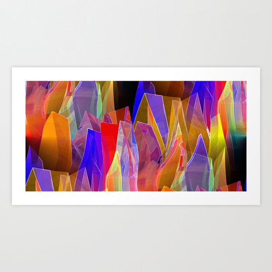 towel full of colors -7- Art Print