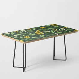 Green Forest Abstract Coffee Table