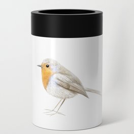 Cute robin Can Cooler