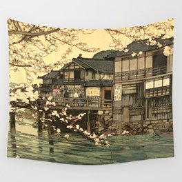 (woodcut)_Hayase_Hiroshi YoshidaJapanese printmaker(1876-1950) Wall Tapestry