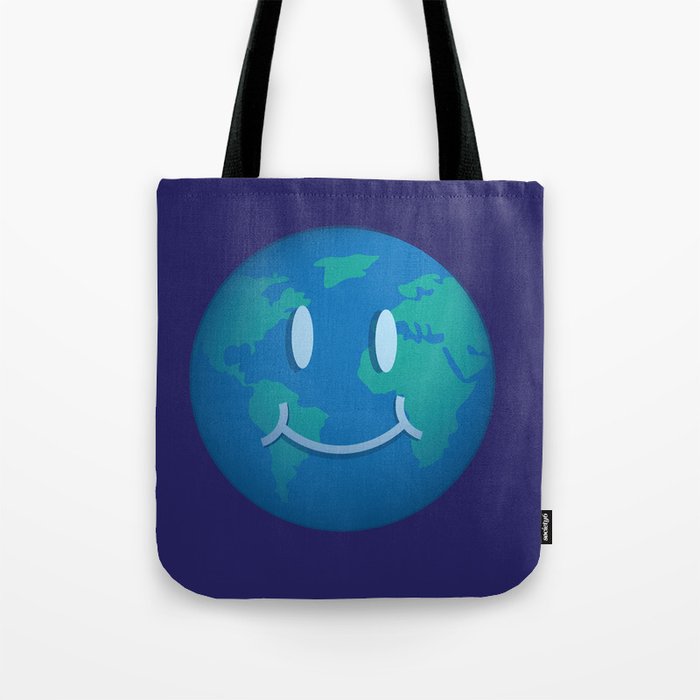 Smiling Earth Tote Bag