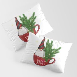 Santa in a Cup! Pillow Sham