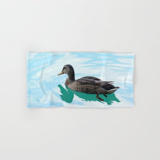 duck and lake Hand & Bath Towel