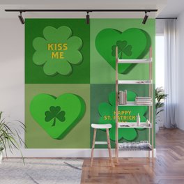 Happy St. Patrick's Day candy Wall Mural