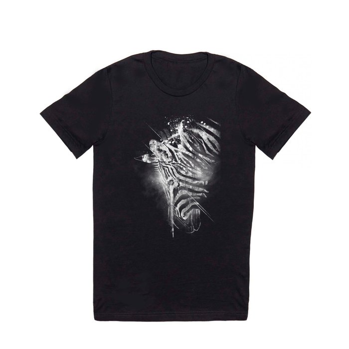 Zebra Mood - White T Shirt
