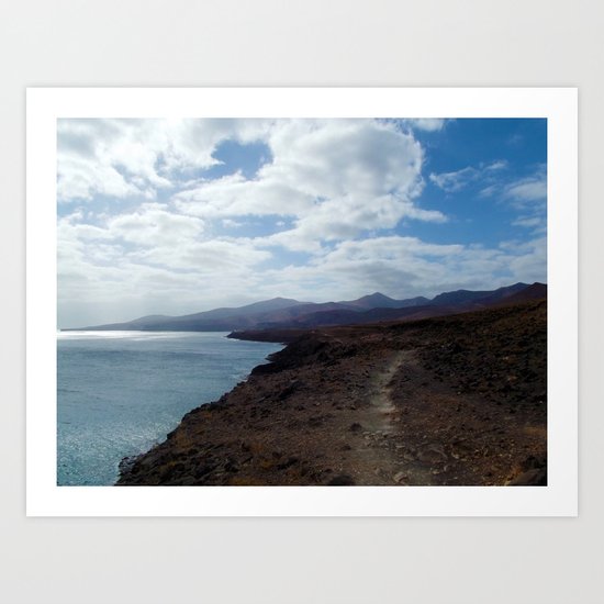 Los Ajaches, Lanzarote Art Print