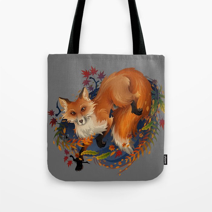 Sly Fox Spirit Animal Tote Bag