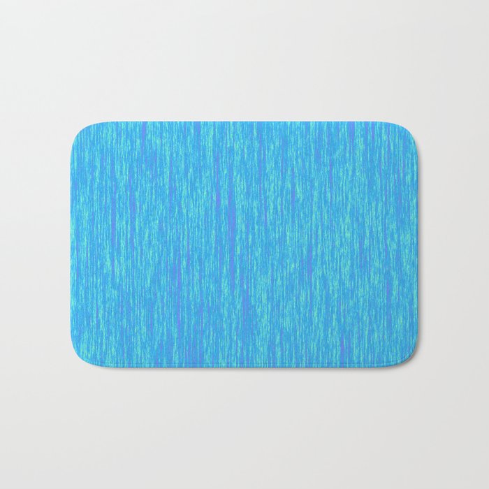Beautiful Blue Abstract Pattern Bath Mat