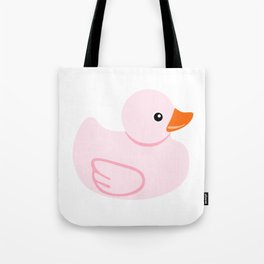 Pink rubber duck Tote Bag