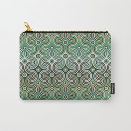 Cycloptopods - hotspring Carry-All Pouch | Green, Psychedelic, Biomorphic, Graphicdesign, Digital, Wallpaper, Biology, Swimming, Water 