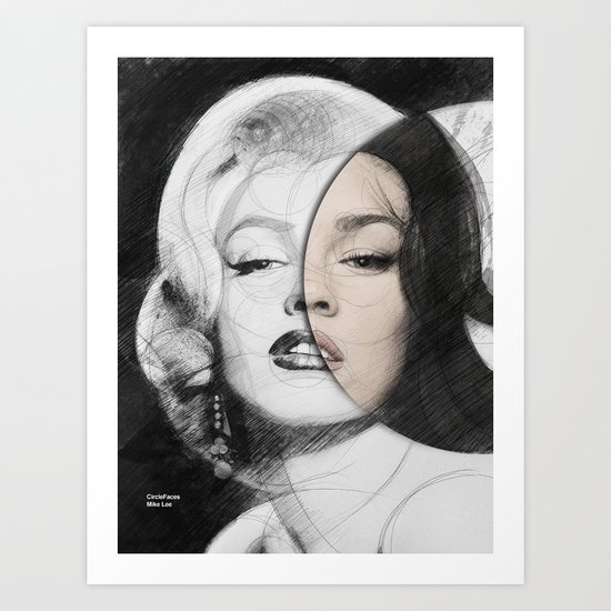 circlefaces Art Print