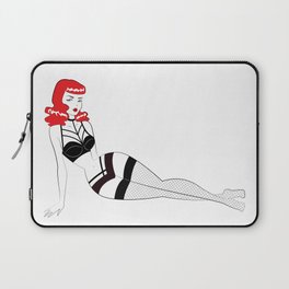 Redhead with lingerie Laptop Sleeve