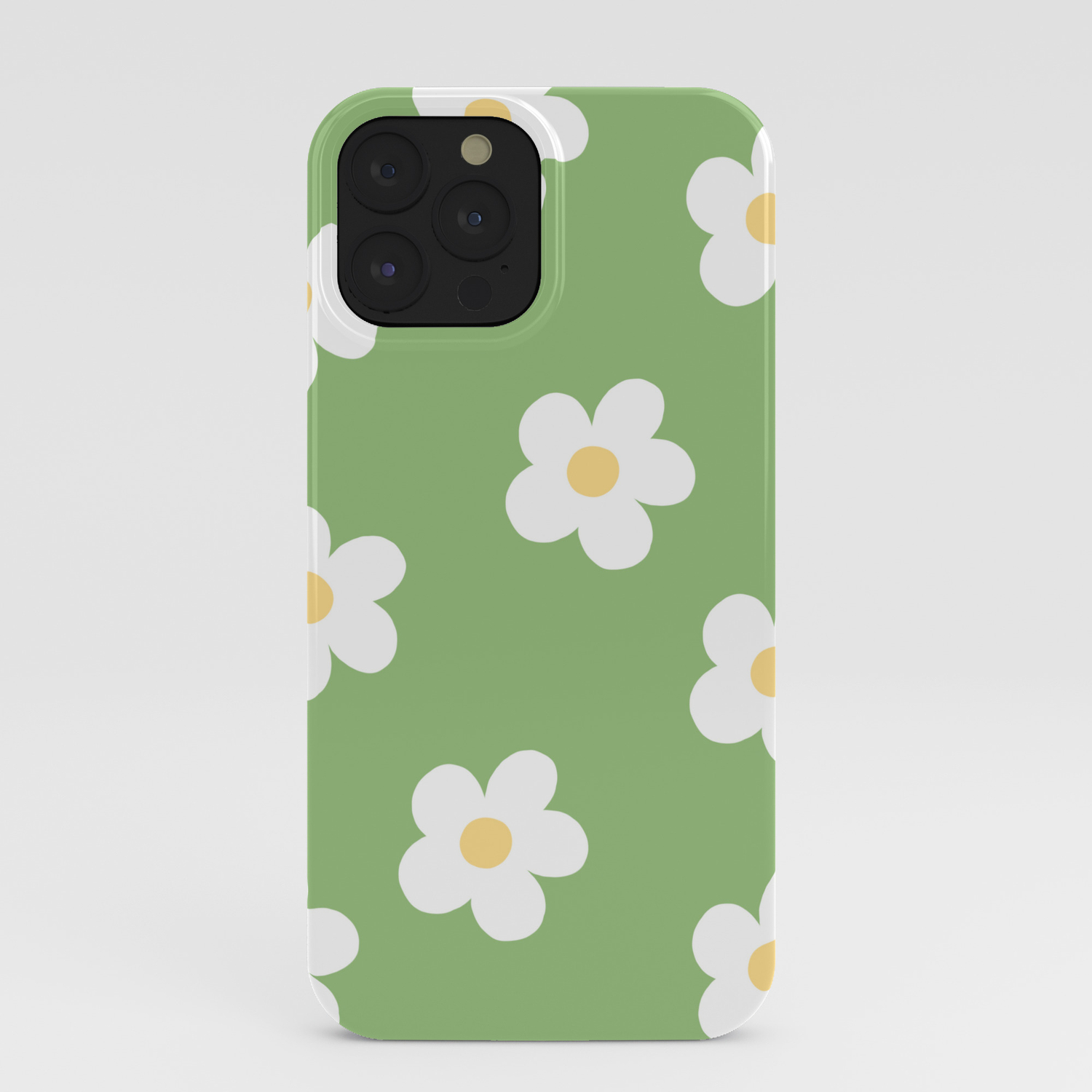 retro 60 s flower power print iphone case by lobbygirl society6
