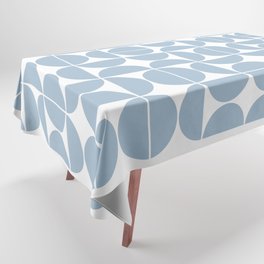 Mid Century Modern Geometric 04 Soft Blue Tablecloth